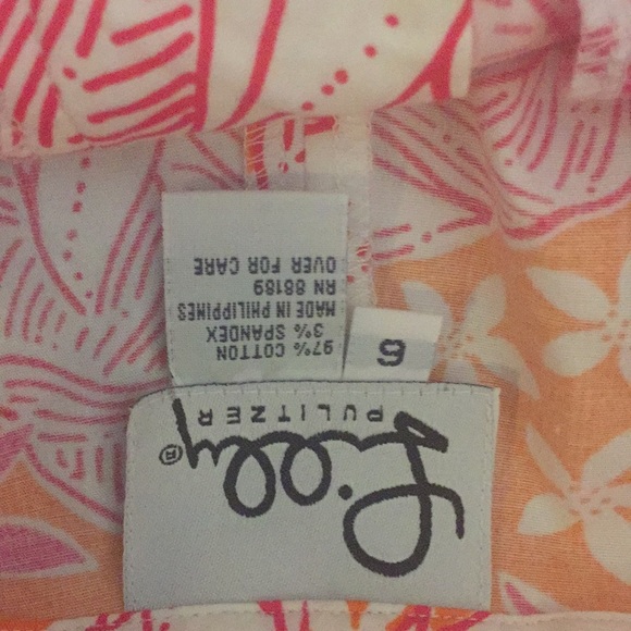 Vintage Lilly Pulitzer Floral Pants - Picture 3 of 3